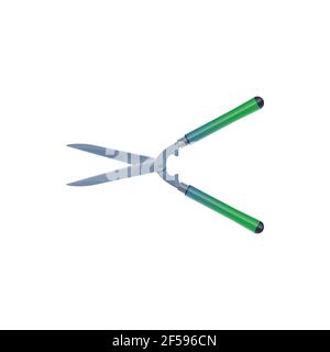 Garden shears, pruning scissors pruner vector icon Stock Vector