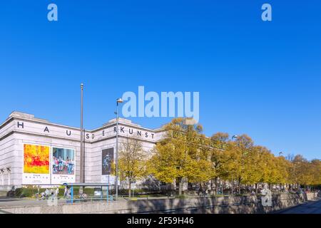 geography / travel, Germany, Munich, Prinzregentenstrasse, house of the fine arts, Additional-Rights-Clearance-Info-Not-Available Stock Photo