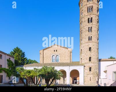 geography / travel, Italy, Ravenna, Basilica di Sant' Apollinare Nuovo, Additional-Rights-Clearance-Info-Not-Available Stock Photo