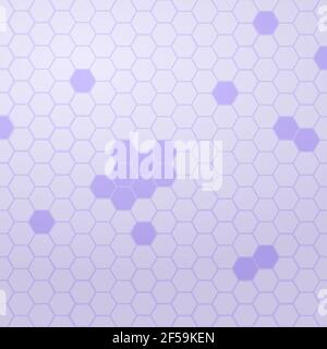 Violet Hexagon Shapes Abstract Square Background. Vector illustration Stock Vector