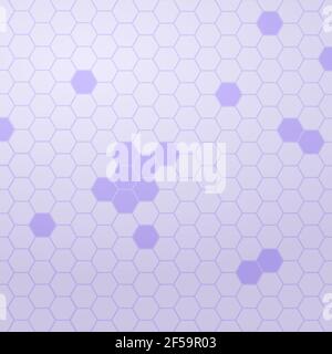 Violet Hexagon Shapes Abstract Square Background. Vector illustration Stock Vector
