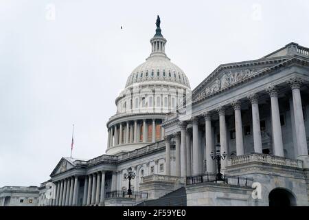 Washington, United States Of America. 25th Mar, 2021. The U.S. Capitol in Washington, DC, U.S. on Thursday, March 25, 2021. Credit: Stefani Reynolds/CNP/Sipa USA Credit: Sipa USA/Alamy Live News Stock Photo