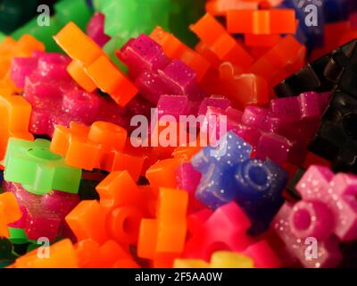 Background of some puzzle pieces. Stock Photo