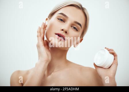 Anti-Aging Cosmetology And Beauty Treatment Product, Woman