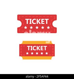 Old vintage paper circus ticket. Vector illustration. Stock Vector