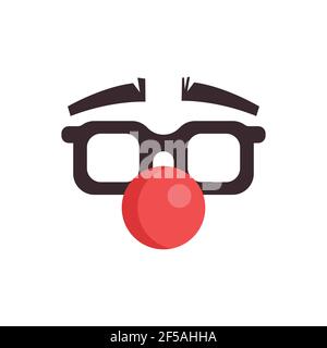 Carnival mask isolated. Vector illustration isolated on white background. Stock Vector