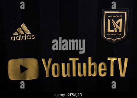 Close up LAFC jersey Stock Photo - Alamy