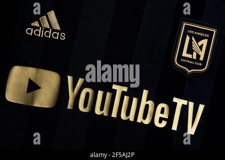 Close up LAFC jersey Stock Photo - Alamy