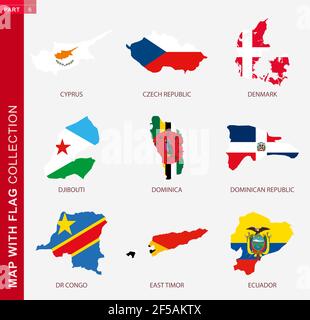 Dominican Republic physical map with national borders, rivers and lakes ...