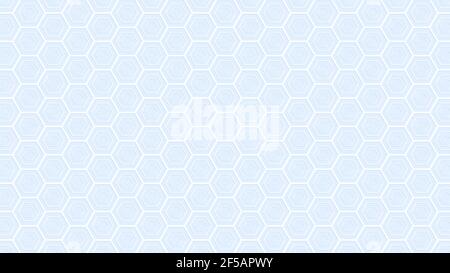 Light Blue Hexagon Stroke Wallpaper. Hexagon Abstract Background. Vector illustration Stock Vector