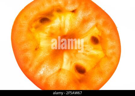 Grape or cherry tomatoes isolated on white background. Stock Photo