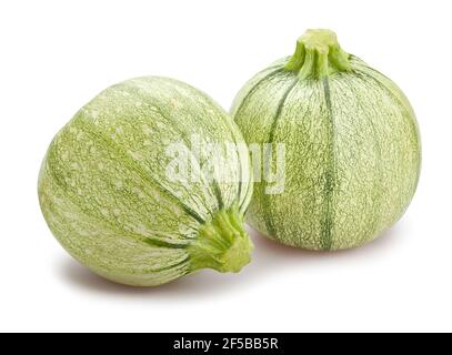 round squash path isolated on white Stock Photo