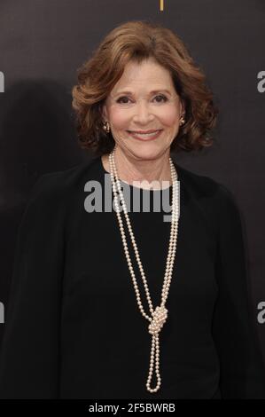 September 11, 2016 - Los Angeles, CA, United States - 11 September 2016 - Los Angeles, California. Jessica Walter. 2016 Creative Arts Emmy Awards - Day 2 held at Microsoft Theater.  (Credit Image: © Birdie Thompson/AdMedia via ZUMA Wire) Stock Photo