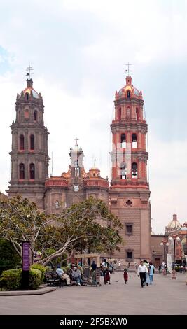 St Luis The King Cathedral, San Luis Potosi, Mexico Stock Photo