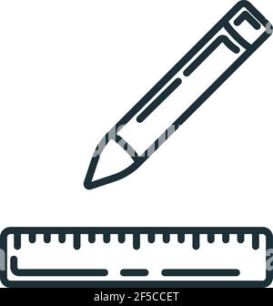 Office material ruler icon Stock Vector Image & Art - Alamy