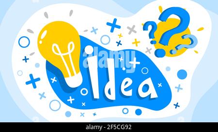 Isometric lightbulb ideas background design vector illustration. Stock Vector