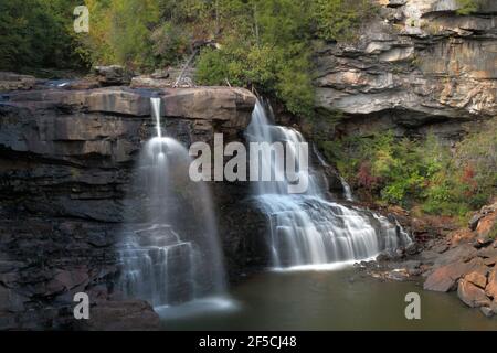 geography / travel, USA, West Virginia, Blackwater Falls State Park, Blackwater Falls, Blackwater Fall, Additional-Rights-Clearance-Info-Not-Available Stock Photo