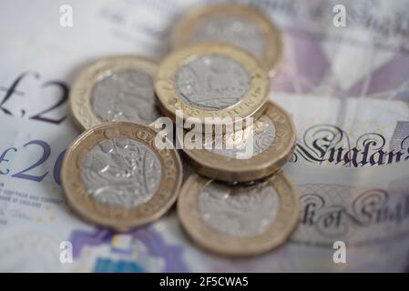 United Kingdom Money Stock Photo