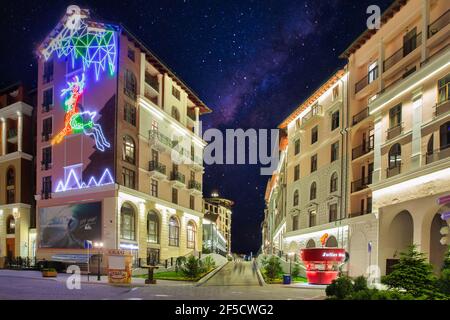 Krasnaya polyana. Sochi. Stock Photo