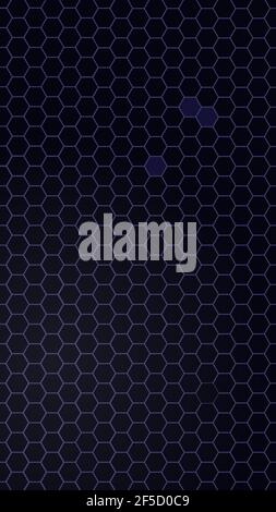 Dark hexagon abstract technology background with blue and green colored ...