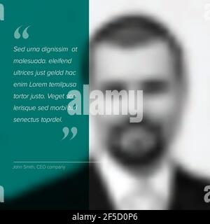 Profile photo with a quote template. Profile qote template for motto ...
