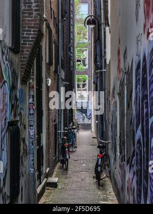 Alley Way Amsterdam Stock Photo