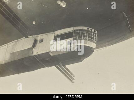 View of Blimp's Gondola. Fédèle Azari (Italian, 1895 - 1930) Stock Photo