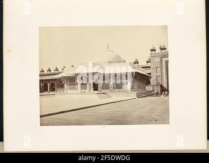 Futtypore Sikri; The Marble Tomb of Sheik Selim Chisti. Samuel Bourne (English, 1834 - 1912) Stock Photo