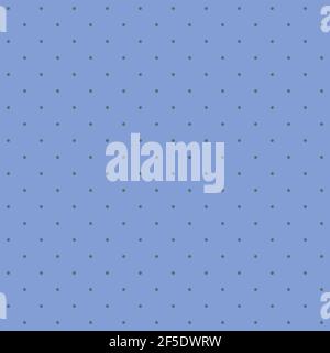 Seamless pattern - small dark blue dots on a Soft Cornflower Blue background. Pastel graphic texture for design. Vector illustration, EPS. Stock Vector