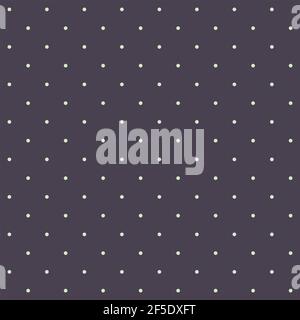 Seamless pattern - small light dots on a dark warm slate gray background. Mat graphic texture for design. Vector illustration, EPS. Stock Vector