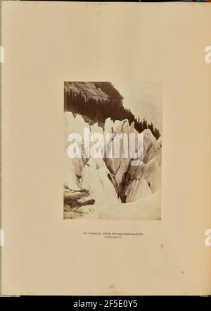 Ice-Needles - Unter Grindelwald Glacier. Ernest H. Edwards (British, 1837 - 1903) Stock Photo