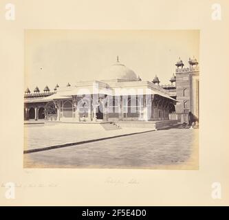 Futtypore Sikri; The Marble Tomb of Sheik Selim Chisti. Samuel Bourne (English, 1834 - 1912) Stock Photo