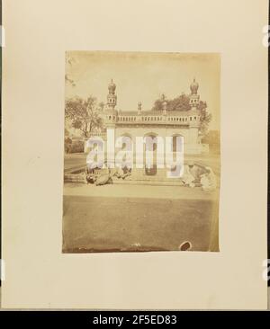 Paigah Tombs, Hyderabad. Willoughby Wallace Hooper (English, 1837 - 1912) Stock Photo