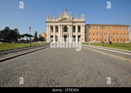 Italy, Rome, basilica of San Giovanni in Laterano Stock Photo