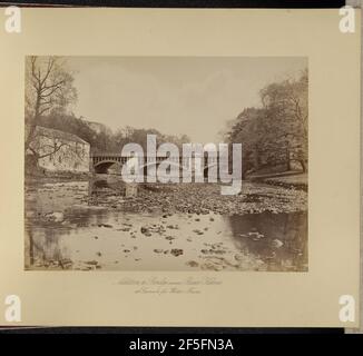 Addition to Bridge across River Kelvin. Thomas Annan (Scottish,1829 - 1887) Stock Photo