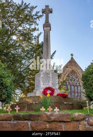 St.Cassian's Church in Chaddesley Corbett, Worcestershire, England. Stock Photo