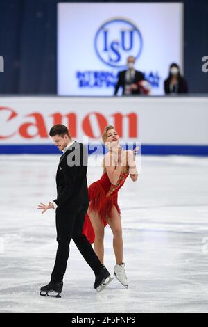 Alexandra STEPANOVA & Ivan BUKIN FSR, During Ice Dance Rhythm Dance At ...