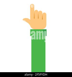 Touch icon concept. Hand touch vector illustration. Stock Vector