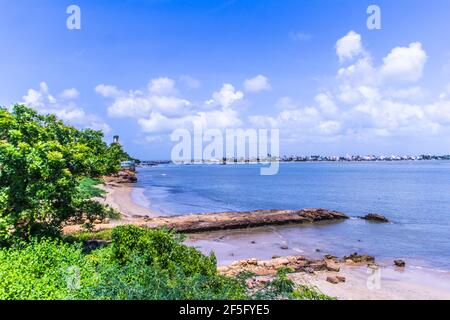 Various views from the Diu fort Stock Photo