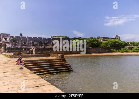 Various views from the Diu fort Stock Photo