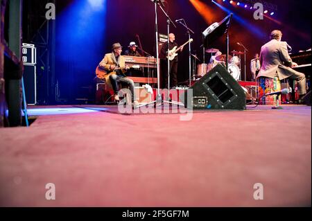 Jools Holland, Montrose Music Festival. Stock Photo