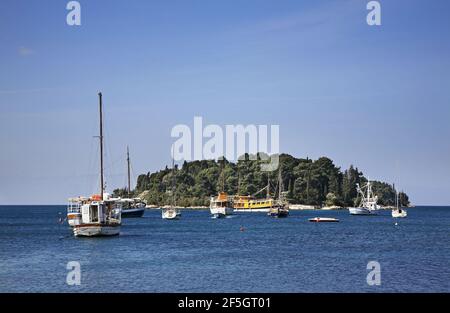 Croatia, Istria, Rovinj, St Catherine Island Stock Photo - Alamy