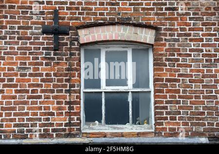 Old window at Welsh Row in Nantwich Stock Photo