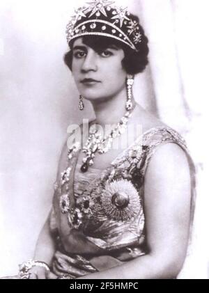 Queen Soraya Tarzi of Afghanistan-cropped. Stock Photo