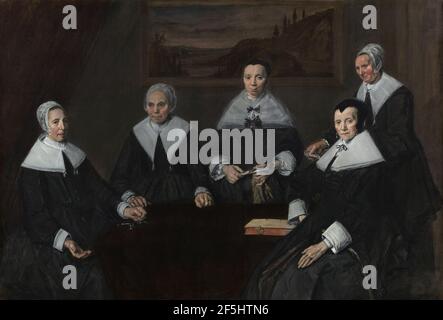 Regentesses of the Old Men’s Alms House, by Frans Hals. Stock Photo