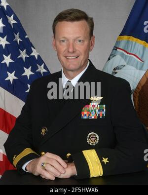 Rear Admiral Kyle Cozad. Stock Photo