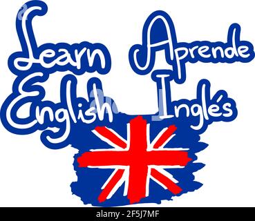 Learn english Stock Vector