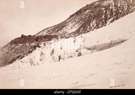 Whitney Glacier, Mount Shasta. Carleton Watkins (American, 1829 - 1916) Stock Photo