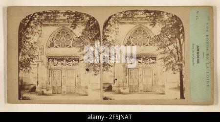 Les Bords de la Loire. Amboise. Porte de la Chapelle. D'Amerval (French, active 1860s) Stock Photo
