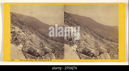 View on the Ledge - Mt. Washington, N.H.. Nathan W. Pease (American, 1836 - 1918) Stock Photo
